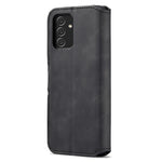 DG.MING Retro Leather Case Drop-resistant Stand Wallet Folio Flip Phone Cover for Samsung Galaxy A13 4G