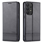 AZNS Phone Bag Case Strong Magnetic Auto-absorbed Cover PU Leather Stand Wallet Smartphone Case for Samsung Galaxy A33 5G