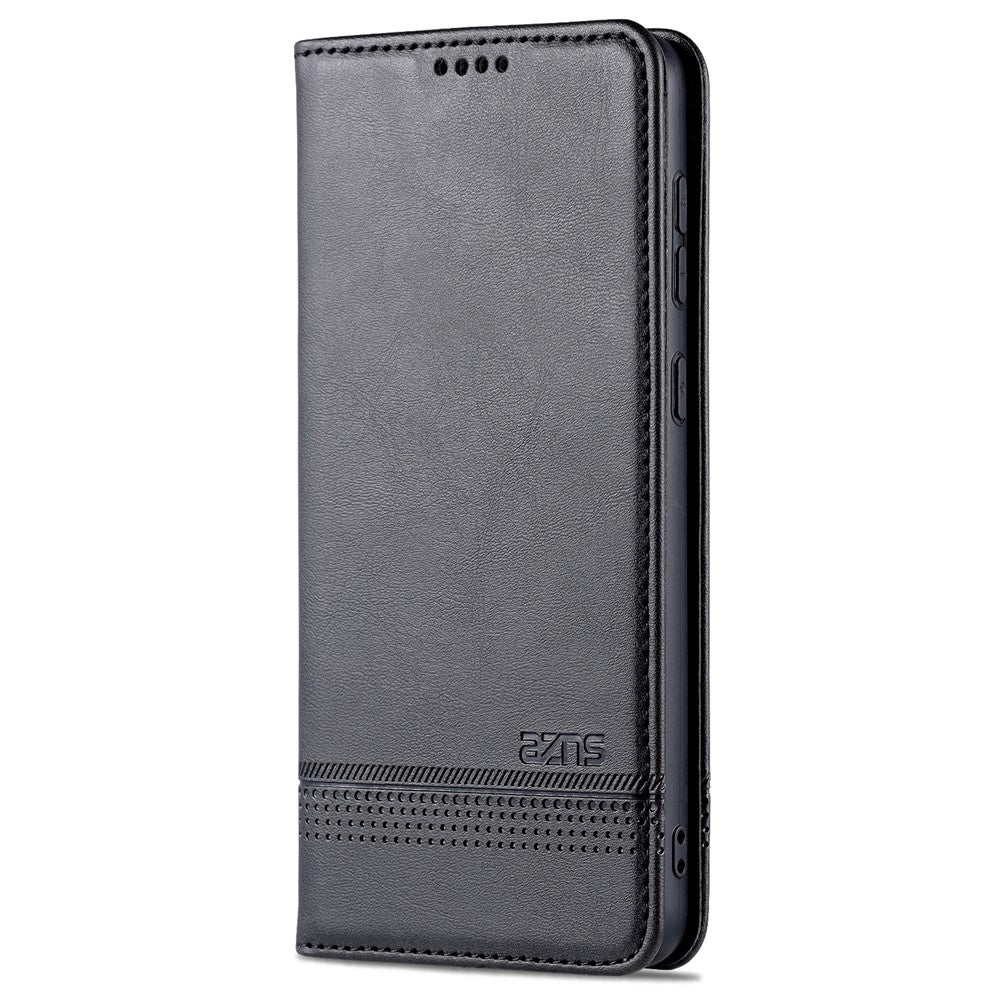 AZNS Phone Bag Case Strong Magnetic Auto-absorbed Cover PU Leather Stand Wallet Smartphone Case for Samsung Galaxy A33 5G