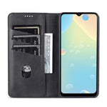 AZNS Phone Bag Case Strong Magnetic Auto-absorbed Cover PU Leather Stand Wallet Smartphone Case for Samsung Galaxy A33 5G