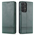 AZNS Phone Bag Case Strong Magnetic Auto-absorbed Cover PU Leather Stand Wallet Smartphone Case for Samsung Galaxy A33 5G