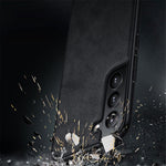 SULADA Drop-proof PU Leather Coated TPU + PC Phone Case Phone Cover for Samsung Galaxy S22 5G