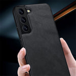 SULADA Drop-proof PU Leather Coated TPU + PC Phone Case Phone Cover for Samsung Galaxy S22 5G