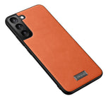 SULADA Drop-proof PU Leather Coated TPU + PC Phone Case Phone Cover for Samsung Galaxy S22 5G