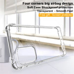 IMAK Soft TPU Flexible Full-Body Airbag Shockproof Case with Screen Protector for Samsung Galaxy A73 5G
