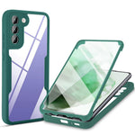PET Screen Protector + Acrylic + TPU Case Shockproof All-round Protection Phone Cover for Samsung Galaxy S22+ 5G