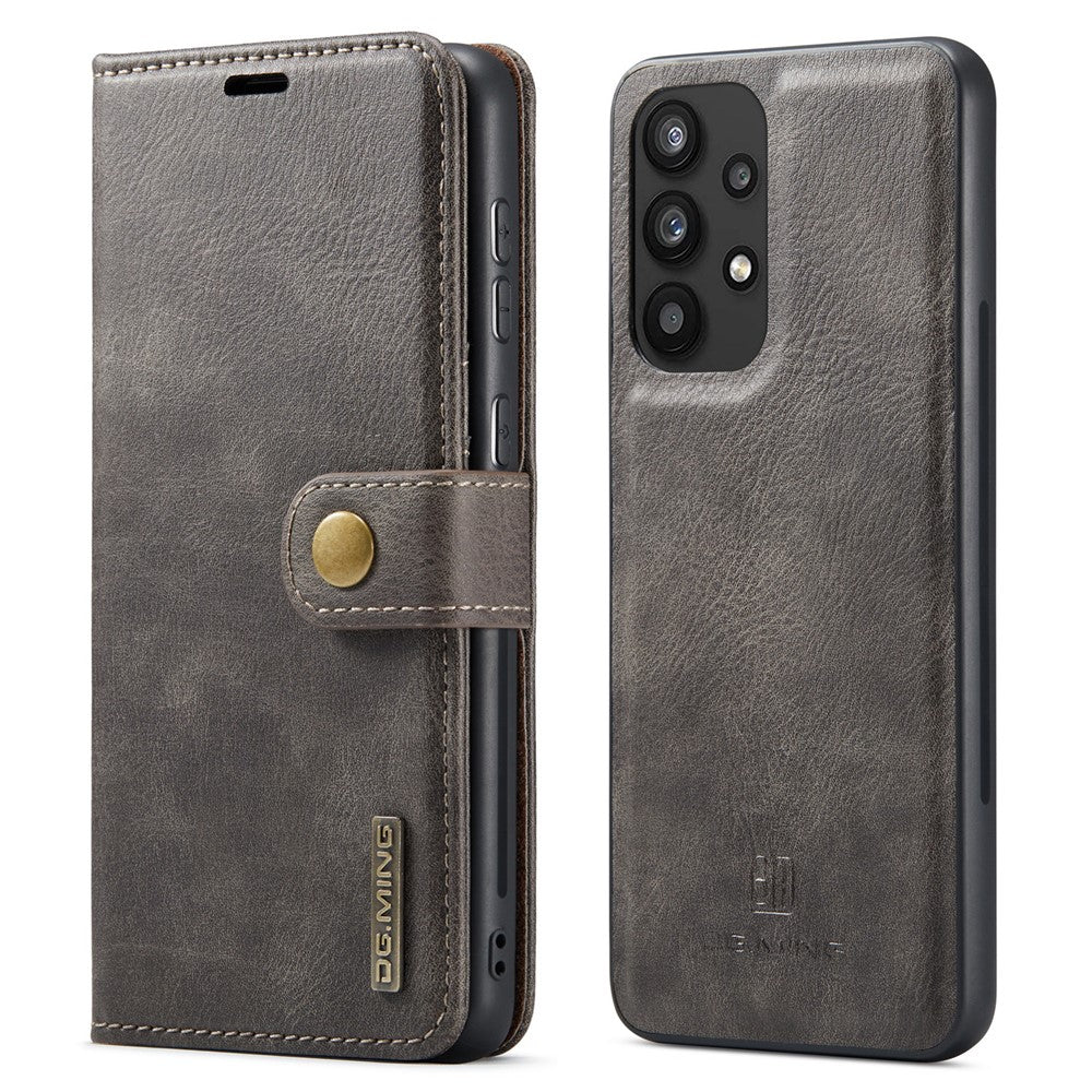 DG.MING Split læderpung-cover med stander og aftagelig magnetisk telefoncover til Samsung Galaxy A33 5G