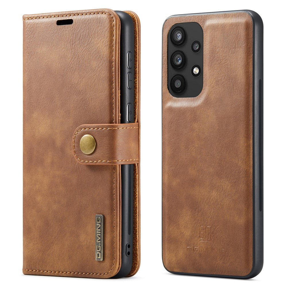 DG.MING Split læderpung-cover med stander og aftagelig magnetisk telefoncover til Samsung Galaxy A33 5G