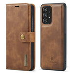 DG.MING for Samsung Galaxy A53 5G Detachable Split Leather Flip Wallet Case Stand Magnetic Full Body Protective Phone Cover