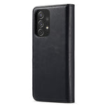 DG.MING Split Leather Wallet Phone Case Folio Flip Magnetic Detachable Stand Cover for Samsung Galaxy A73 5G