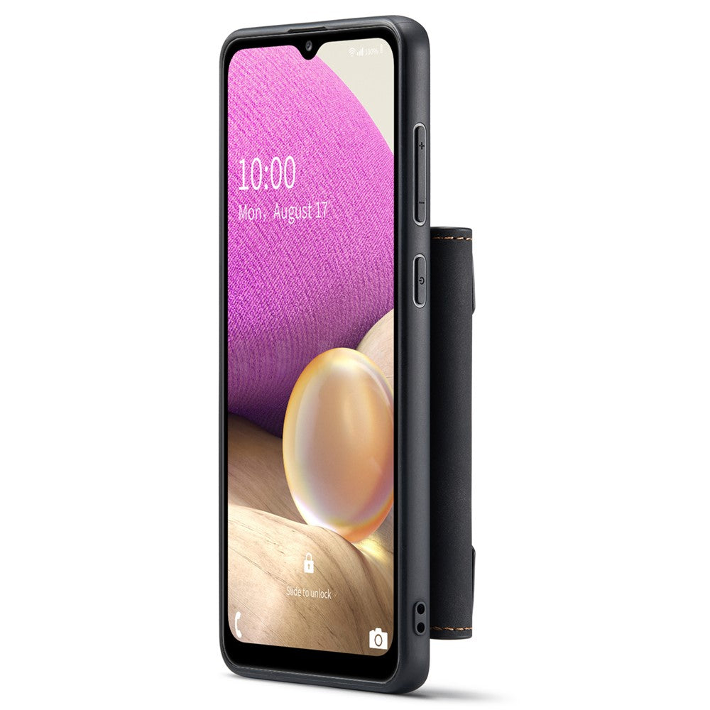 DG.MING M2-serien aftageligt 2-i-1 stødsikkert pung etui til mobiltelefon, med beskyttelse mod trådløs opladning, til Samsung Galaxy A33 5G
