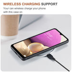 DG.MING M1 Series telefoncover PU + TPU + PC bagcover med magnetisk trefoldig pung og støttefod til Samsung Galaxy A33 5G