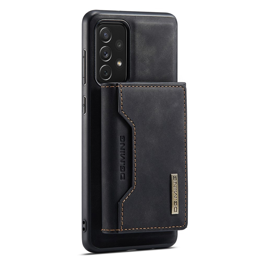 DG.MING M2 Series Detachable Wallet Phone Case 2-in-1 Wireless Charging All-Inclusive Hybrid Phone Protector for Samsung Galaxy A73 5G