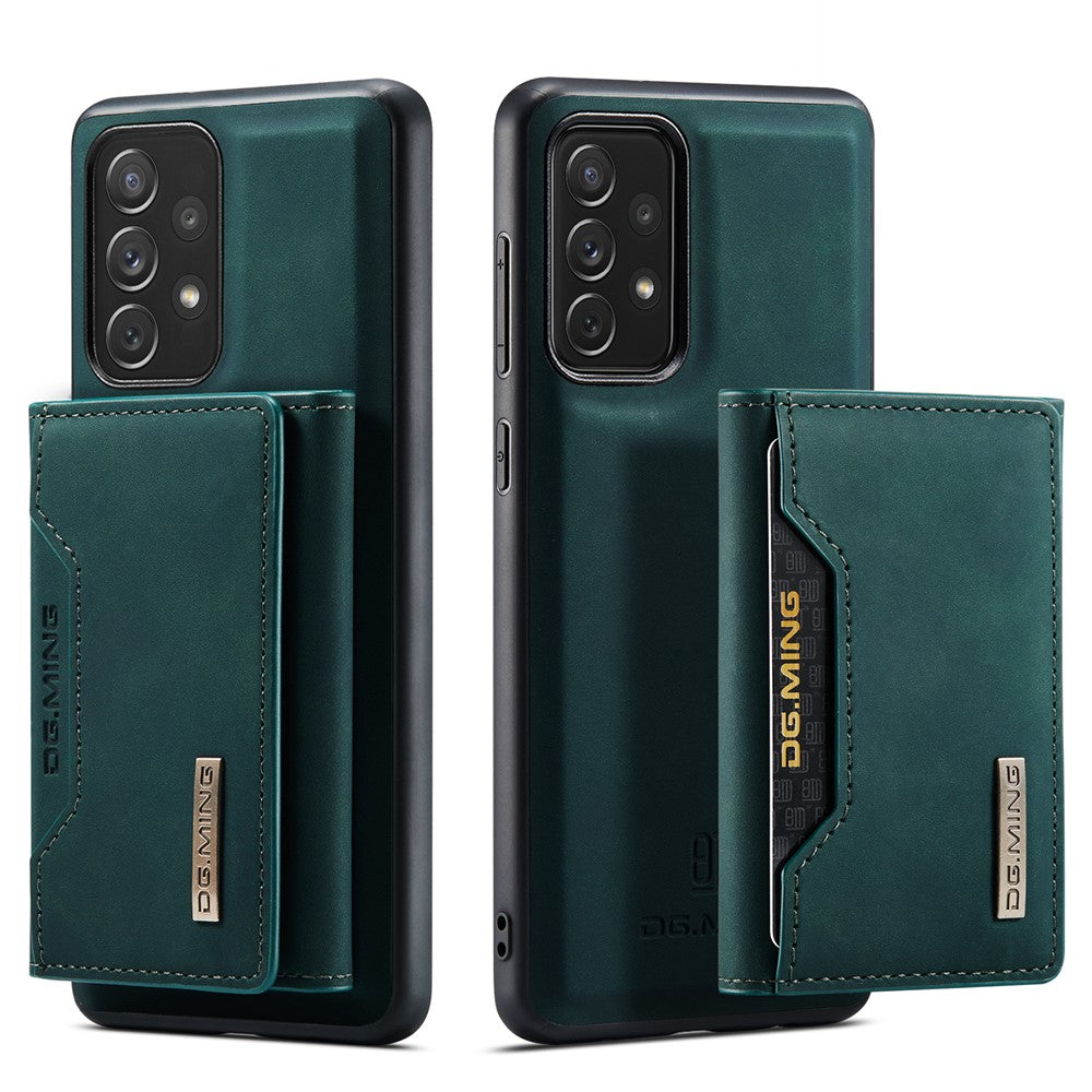 DG.MING M2 Series Detachable Wallet Phone Case 2-in-1 Wireless Charging All-Inclusive Hybrid Phone Protector for Samsung Galaxy A73 5G