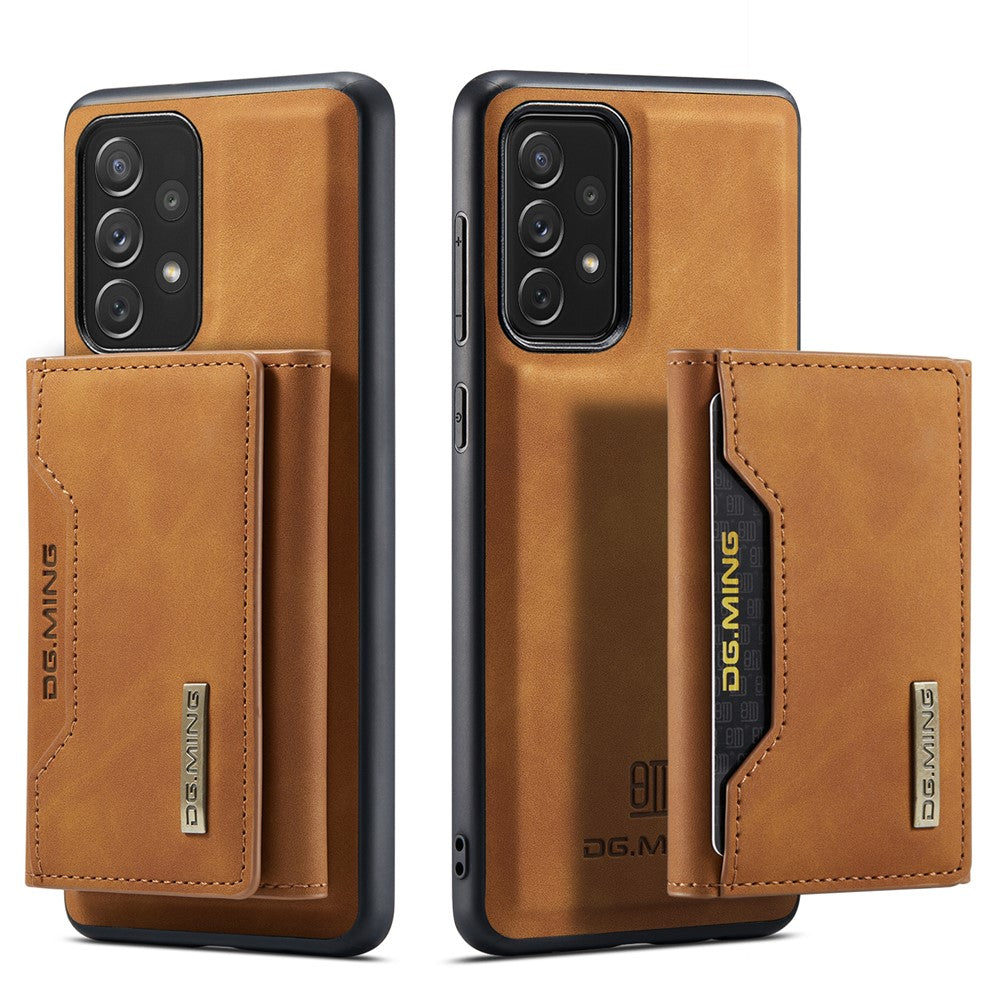 DG.MING M2 Series Detachable Wallet Phone Case 2-in-1 Wireless Charging All-Inclusive Hybrid Phone Protector for Samsung Galaxy A73 5G