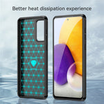 Anti-scratch Shockproof 1.8mm TPU Case Brushed Surface Carbon Fiber Texture Phone Cover for Samsung Galaxy A73 5G