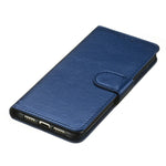 Solid Color Magnetic Closure Flip Leather Protective Wallet Shell Case with Foldable Stand for Samsung Galaxy S22 5G