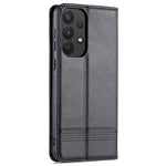 AZNS PU Leather Wallet Flip Case Magnetic Absorption Folding Stand Protective Cover for Samsung Galaxy A53 5G