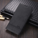 AZNS PU Leather Wallet Flip Case Magnetic Absorption Folding Stand Protective Cover for Samsung Galaxy A53 5G