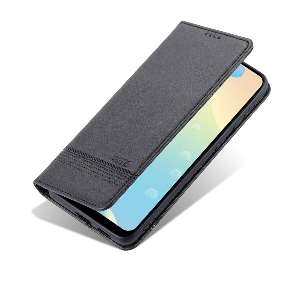 AZNS PU Leather Wallet Flip Case Magnetic Absorption Folding Stand Protective Cover for Samsung Galaxy A53 5G