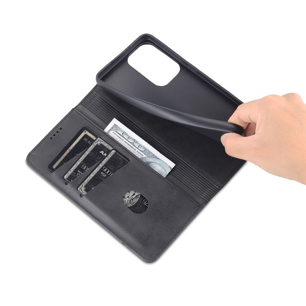 AZNS PU Leather Wallet Flip Case Magnetic Absorption Folding Stand Protective Cover for Samsung Galaxy A53 5G