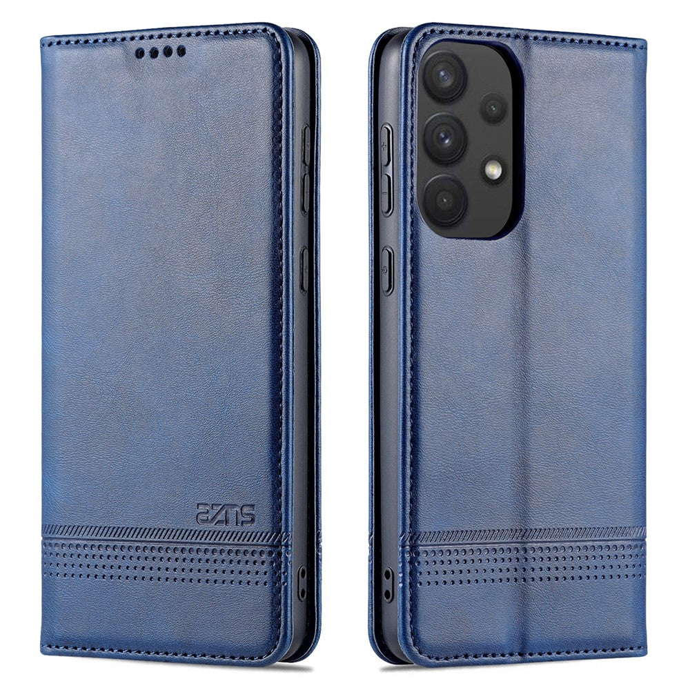 AZNS PU Leather Wallet Flip Case Magnetic Absorption Folding Stand Protective Cover for Samsung Galaxy A53 5G