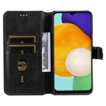 Velbeskyttet pungstander i PU-læder + TPU magnetisk lukkende telefoncover til Samsung Galaxy A13 4G