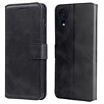 Shockproof Wallet Stand PU Leather Shell Magnetic Clasp Phone Case for Samsung Galaxy A03 Core