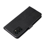 Telefonetui med lynlåslomme, PU-læder, folio flip-pung, stativ og fuld beskyttelse til Samsung Galaxy A13 4G