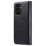 DG.MING Split Leather Folding Stand Cover Magnetic Detachable Flip Folio Wallet Case for Samsung Galaxy A13 4G