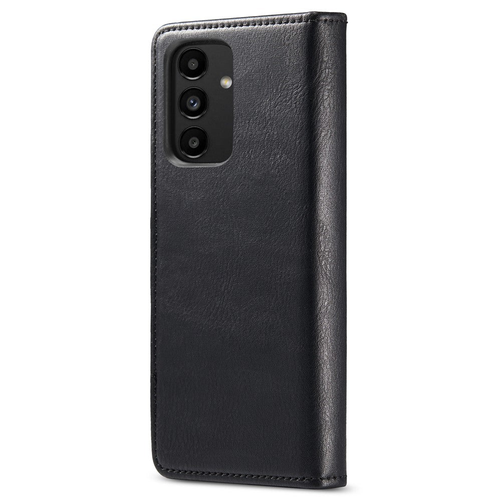 DG.MING Split Leather Folding Stand Cover Magnetic Detachable Flip Folio Wallet Case for Samsung Galaxy A13 4G