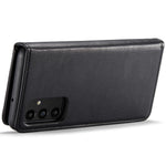 DG.MING Split Leather Folding Stand Cover Magnetic Detachable Flip Folio Wallet Case for Samsung Galaxy A13 4G