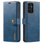 DG.MING Split Leather Folding Stand Cover Magnetic Detachable Flip Folio Wallet Case for Samsung Galaxy A13 4G