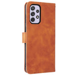 Skin-touch Feeling PU Leather + TPU Phone Cover Stand Wallet Shell Mobile Phone Case for Samsung Galaxy A73 5G