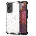 Telefoncover af TPU og PC med bikagestruktur til Samsung Galaxy A53 5G Ridsefast Hybrid Cover til Mobiltelefon