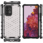 Telefoncover af TPU og PC med bikagestruktur til Samsung Galaxy A53 5G Ridsefast Hybrid Cover til Mobiltelefon