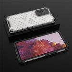 Telefoncover af TPU og PC med bikagestruktur til Samsung Galaxy A53 5G Ridsefast Hybrid Cover til Mobiltelefon