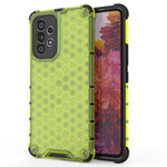 Telefoncover af TPU og PC med bikagestruktur til Samsung Galaxy A53 5G Ridsefast Hybrid Cover til Mobiltelefon