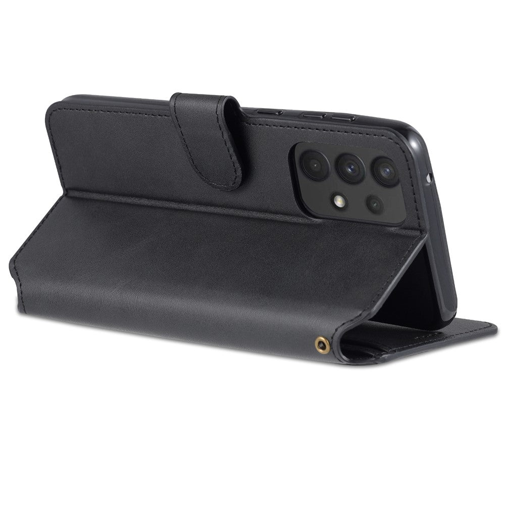 AZNS PU Leather Case Magnetic Clasp Wallet Shock Absorption Phone Cover with Foldable Stand for Samsung Galaxy A53 5G