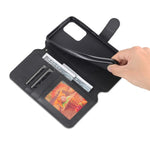AZNS PU Leather Case Magnetic Clasp Wallet Shock Absorption Phone Cover with Foldable Stand for Samsung Galaxy A53 5G