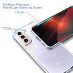 For Samsung Galaxy S22 5G GW18 Glittery Sequins Transparent Soft TPU Cover Mobile Phone Case Shell