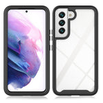 Til Samsung Galaxy S22 5G 360 Graders Hel-Dækkende Telefoncover PC + TPU + PET Skærmbeskytter Hybridcover