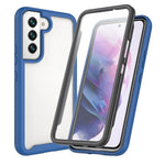 Til Samsung Galaxy S22 5G 360 Graders Hel-Dækkende Telefoncover PC + TPU + PET Skærmbeskytter Hybridcover