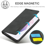 LC.IMEEKE Wallet Phone Case for Samsung Galaxy S22+ 5G, Strong Magnetic Auto Closing PU Leather Flip Stand Cover