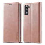 LC.IMEEKE Wallet Phone Case for Samsung Galaxy S22+ 5G, Strong Magnetic Auto Closing PU Leather Flip Stand Cover