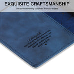 LC.IMEEKE Strong Magnetic Adsorption Shell for Samsung Galaxy S22 5G, PU Leather TPU Bumper Stand Flip Wallet Case