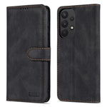 AZNS for Samsung Galaxy A33 5G Well-protected Scratch-resistant PU Leather Wallet Stand Phone Case Shell
