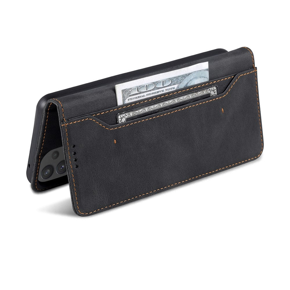 AZNS for Samsung Galaxy A33 5G Well-protected Scratch-resistant PU Leather Wallet Stand Phone Case Shell