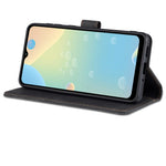 AZNS for Samsung Galaxy A33 5G Well-protected Scratch-resistant PU Leather Wallet Stand Phone Case Shell