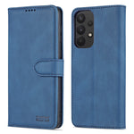 AZNS for Samsung Galaxy A33 5G Well-protected Scratch-resistant PU Leather Wallet Stand Phone Case Shell